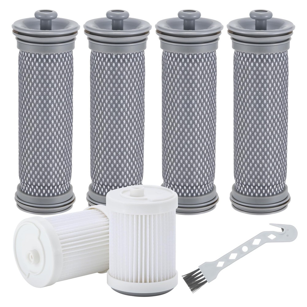 Tineco A10 A11 Pure ONE S12 Vacuum Filter Replacement Kit – 4 Pre-Filters, 2 HEP