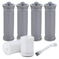 Tineco A10 A11 Pure ONE S12 Vacuum Filter Replacement Kit – 4 Pre-Filters, 2 HEP