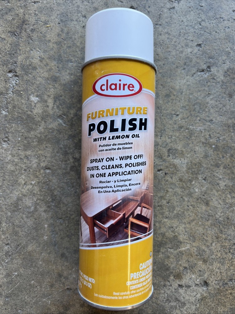 Claire 811 19 oz Aerosol Spray Furniture Polish – Lemon Scent (17 Count-new)