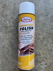 Claire 811 19 oz Aerosol Spray Furniture Polish – Lemon Scent (17 Count-new)