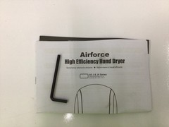 World Dryer Airforce Hi-Speed Hand Dryer J4-974A3, Voltage: 208-240 V, White