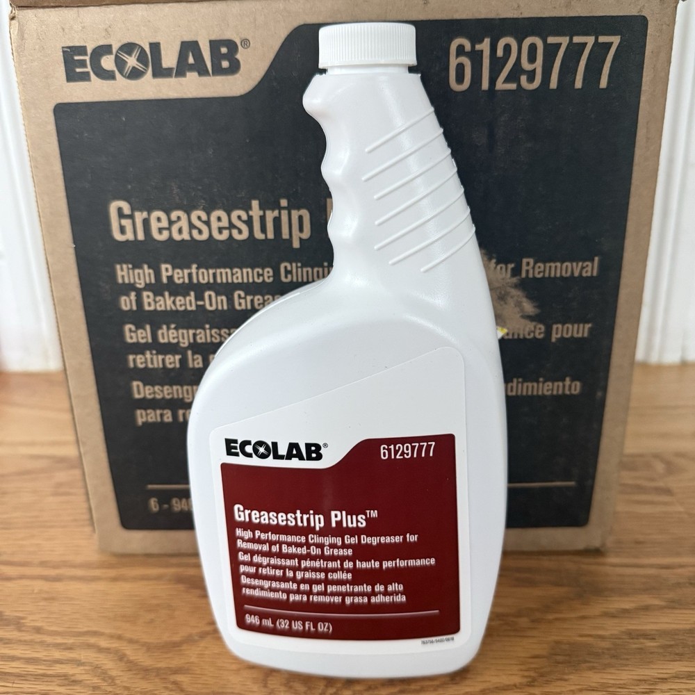 Ecolab Greasestrip Plus Degreaser- 32 FL OZ Bottle – 6129777