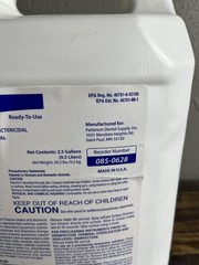 Patterson Dental pdCARE Surface Disinfectant Cleaner 2.5 Gallons Ready-to-Use