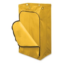 Rubbermaid Commercial 1966719 24 gal Zippered Vinyl Cleaning Cart Bag New