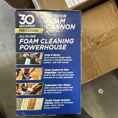 30 SECONDS Foam Cannon Kit – Pressure Washer Sprayer + 8 fl. oz. Soap – Foaming￼