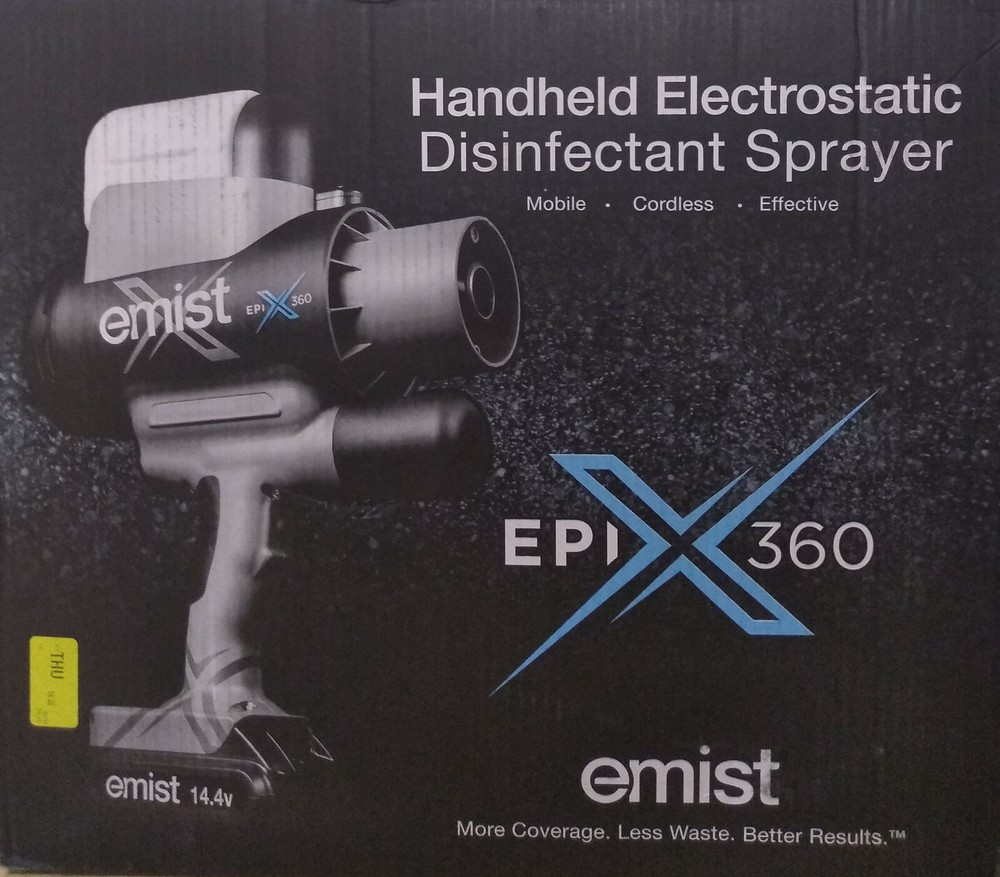 Emist EPIX360 Electrostatic Disinfectant Handheld Sprayer Cordless