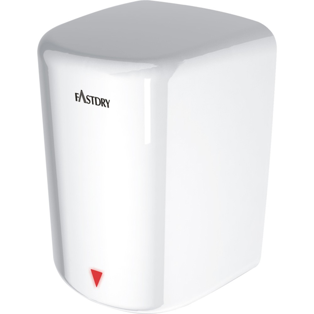 FastDry HK-JA01 (110V/120V) JETAirflow Hand Dryer; White Porcelain Steel Cover