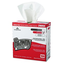 Georgia-Pacific 2905003 4-Ply Medium Scrim Reinforced Wipe (166/Bx, 5-Bx/Ct) New