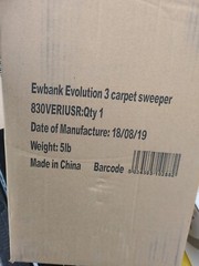 Ewbank 830 Evolution 3 Manual Dual Height Carpet Sweeper 830 EB0578 Qty-1