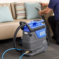 LAVEX 2-Stage Heated Spot Extractor 15′ hoses 4″ Stainless tool 3 Gallon 55PSI