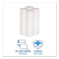 Boardwalk 3858EXH 38″ x 58″ 60 gal. LD Waste Can Liners – WT (100/CT) New