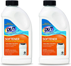 Filter Mate Water Softener Cleaner and Salt Booster Powder, 24 Oz Bottle 2-Pack