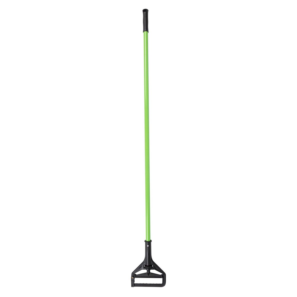 Restaurantware Green Iron Mop Handle Only 1 Count 60 Inch Quick Change Wet Mop