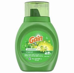 GAIN Liquid Laundry Detergent Original Fresh Scent 25 Oz Each (Pack of 6)
