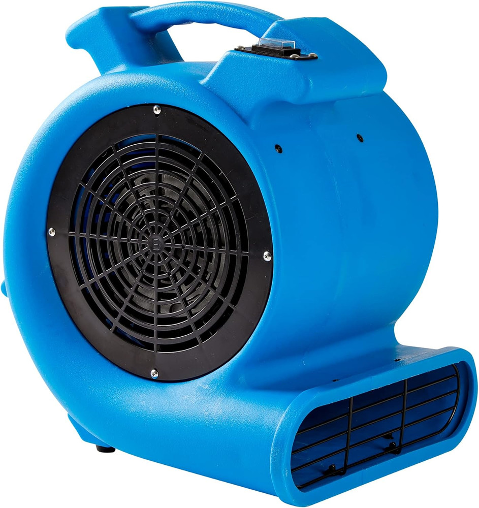 1/2Hp Air Mover Floor Drying Blower Fan – Powerful 1/2HP Motor Carpet Dryer, 220