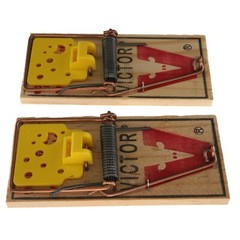 Victor M035 Easy Set Plastic Pedal Mouse Trap, 2-Pack