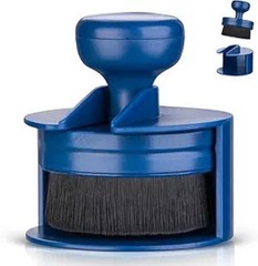 Car Tire Shine Applicator Brush with Stand for Auto Detaili Size: 1Color: Blue