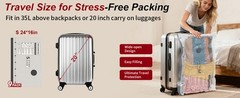 Rechargeable Wireless Pump Travel Storage Bags Set, 9 Pack (9S) Portable Space