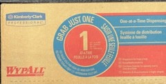 Kimberly Clark WypAll X60 Cloths 9.1” x 16.8″ 126 Ct HydroKnit PopUp Box 34790