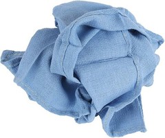 Bag of 50 Huck Cleaning Towels – 14 x 24 Cotton Reusable Blue Drying Cloth Rags