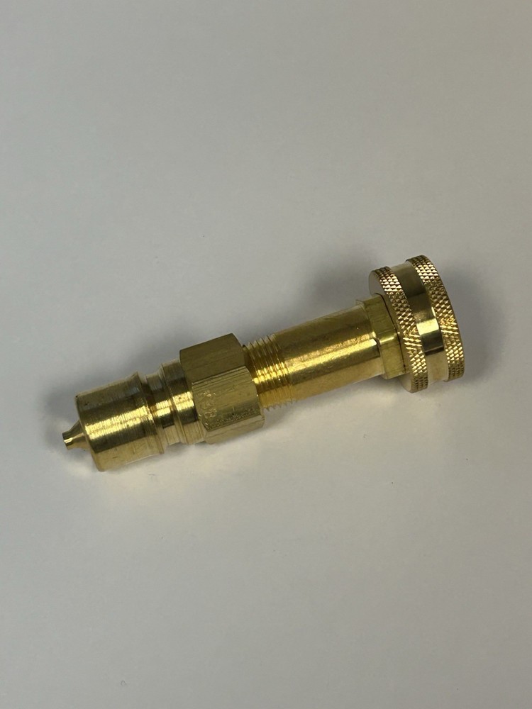 Carpet Cleaning Garden Hose Adapter. 3/8” Quick Connect X 3/4” Garden Hose
