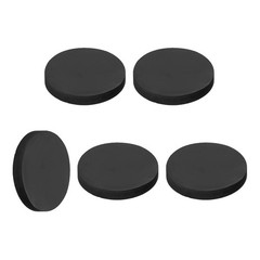 uxcell 5Pcs Rubber Solid Discs Washers, 60mm OD x x 10mm T, Black
