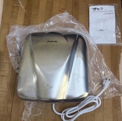 AIKE Elephant Power Commercial Hand Dryer High Speed Stainless AK2812 New