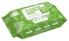 Air Jungles All Purpose Cleaning Wipes 70 70 Count (Pack of 1),