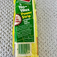 O-Cedar No Wax Power Strip Sponge Mop Refill 1983 NEW Discontinued NOS Sealed