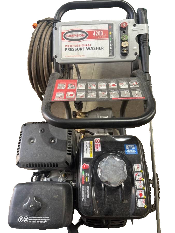 SIMPSON PS4240H 60456 PowerShot 4200 PSI 4.0 GPM Gas Pressure Washer Honda GX390