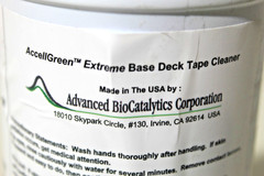 ACCELLGREEN EXTREME BASE DECK TAPE CONCRETE CLEANER 12 IN A BOX !
