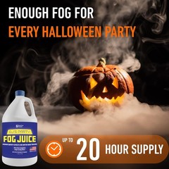 ESSENTIAL VALUES Fog Machine Fluid (128 FL OZ / 1 Gal) 1 Gal – Medium Density
