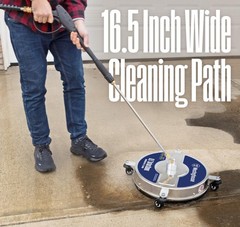 Westinghouse Universal 16.5” Pressure Washer Surface Cleaner Attachment Blue