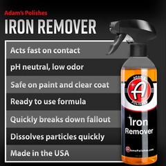 Adam’s Iron Remover 16oz – Car Detailing Fallout & Iron Spray