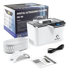 LifeBasis Ultrasonic Cleaner – 45kHz Professional Ultrasonic Jewelry Clean