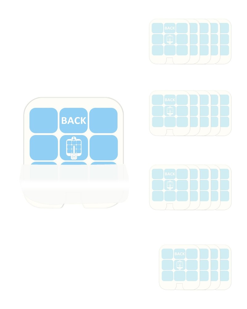 20 Pcs Refill Glue Cards Compatible with Safer Home SH502 Indoor Fly Blue