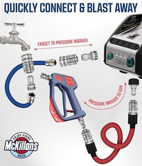 McKillans® 2025 Automatic M22-14mm Pressure Washer Quick Connects