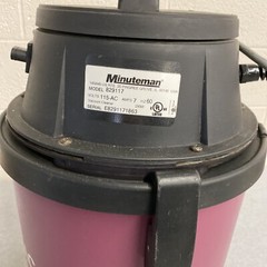 Minuteman Lead Vacuum Dry Only 6 Gal. Polyethylene 829117