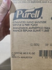 QTY 2 PURELL 5051-02 1200 ml Advanced Hand Sanitizer gentle & free foam for ES4