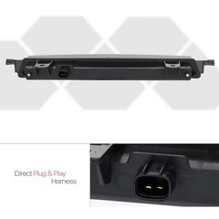 3rd Brake Light Tail Lamp Black Smoke ABS Housing Polycarbonate Lens 15130002