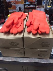 12 Pairs Heavy Duty Industrial Household Latex Rubber Gloves