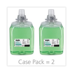GOJO 526302 2000 mL Refill GRN CERT Foam Hair & Body Wash – CM (2/Carton) New