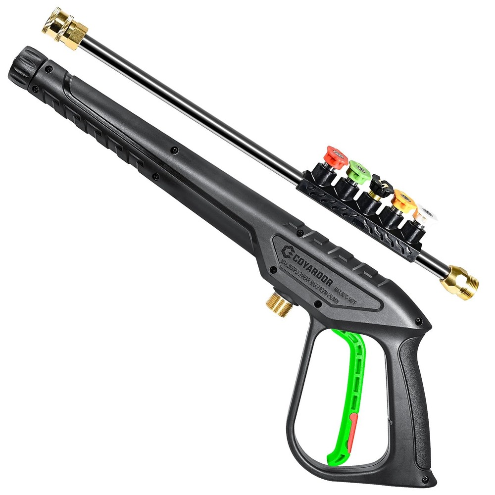 Coyardor Pressure Washer Gun 3600 PSI 3 inches x 3 x 3 inches, Green