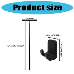 Steel Shower Squeegee With Hook Adjustable Telescopic Window Wiper For Bathroom