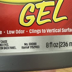 CRC Evapo-rust Gel Rust Remover, 8 Fl Oz, Rust Remover for Vertical Surfaces