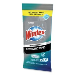 Windex 319248 7″ x 10″ 1-Ply Electronics Cleaner – Neutral (25/PK, 12 PK/CT) New