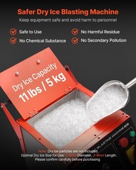 VEVOR Dry Ice Blasting Machine 11LBS / 5KG Capacity Dry Ice Cleaning Machine