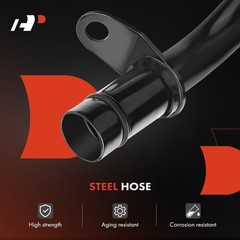 A-Premium HVAC Heater Water Outlet Hose Pipe Line Assembly with Clamp Compati…