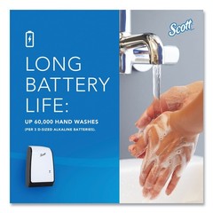 Scott 32499 1200 mL 7.3″ x 4″ x 11.7″ Electronic Skin Care Dispenser – White New