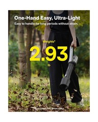 HOTO Cordless Leaf Blower, MAX 720CFM 120MPH, Electric Lightweight Leaf Blowe…